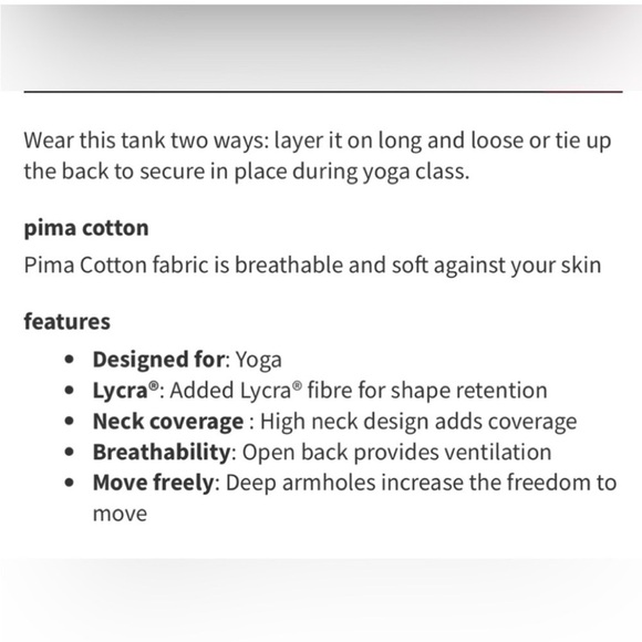 Lululemon All Tied Up Tank *No-stink Zinc
Frosted Mulberry size 4 - Picture 7 of 7